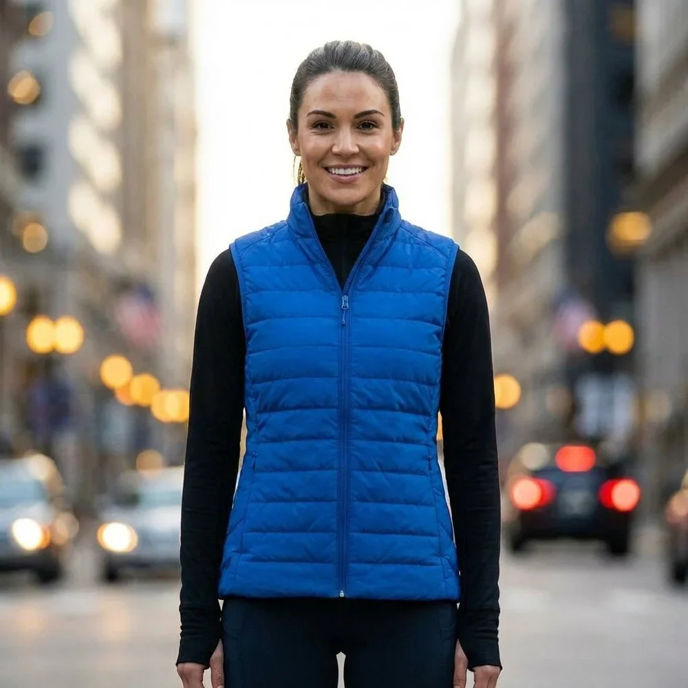 Core 365 Royal Blue Quilted Puffer Vest Size M